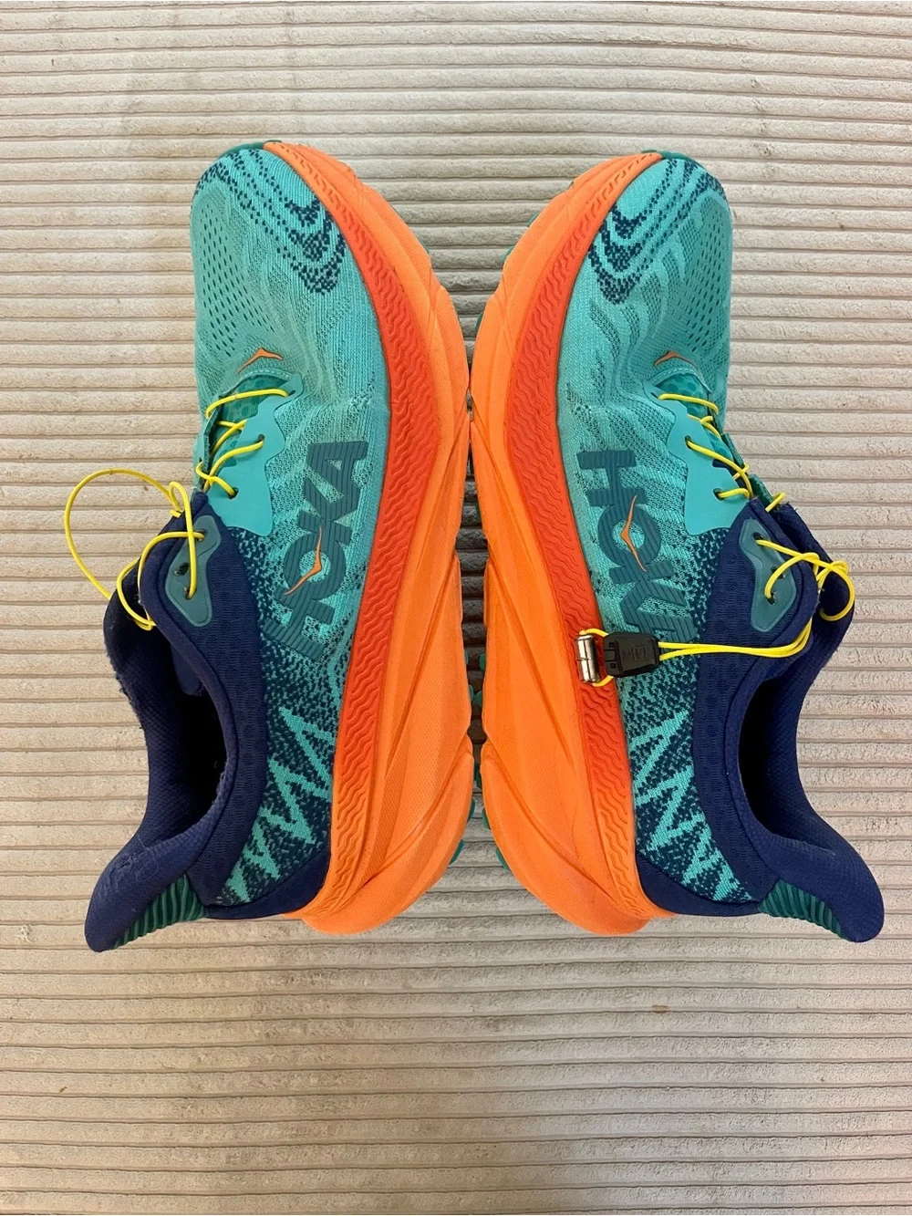Hoka Challenger 7 Ceramic Vibrant Orange Trail Running Shoes